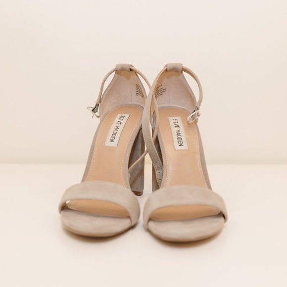 Steve Madden grey suede sandal size 7.5 - Picture 1 of 5